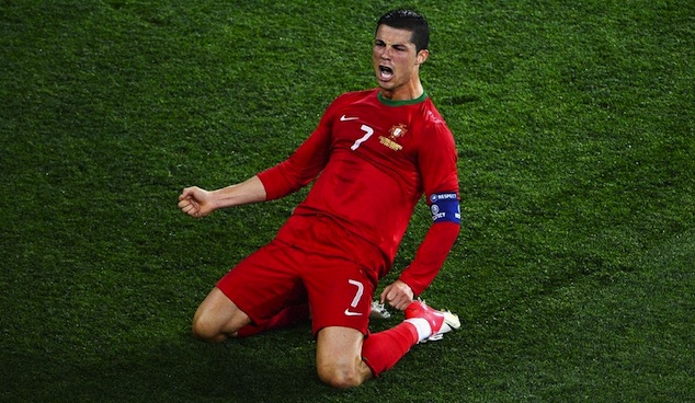 Ronaldo made his debut with Portugal in 2003